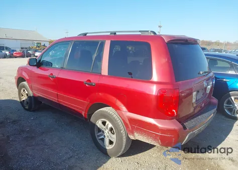 2003 Honda Pilot Ex-L из США, поврежденный, VIN 2HKYF18643H501979